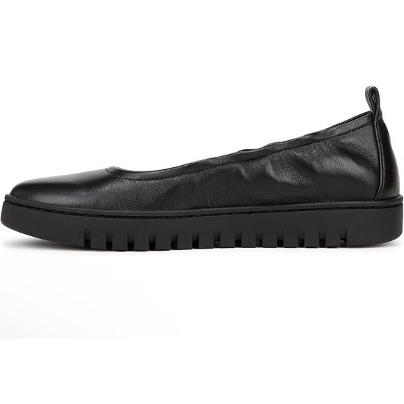 Vionic Womens Uptown Ballet Slip-ons Black Leather 13 Medium Supportive New - Picture 3 of 6